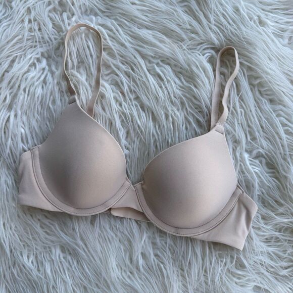 Skims Fits Everybody T-Shirt Bra Sand Size 32A - Picture 4 of 9